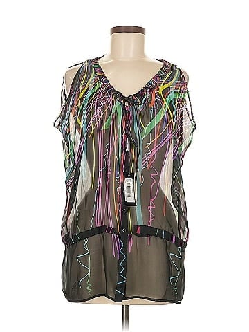 Emporio Armani Sleeveless Silk Top (view 1)