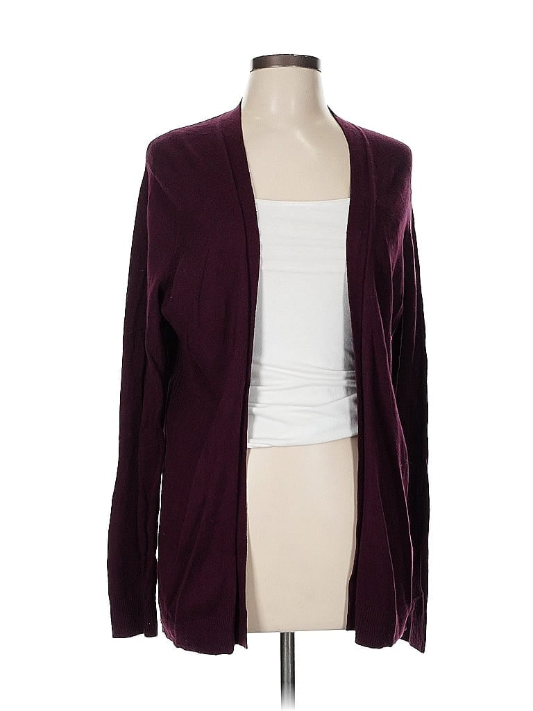 Pre-owned Gap Cardigan Sweater In Burgundy