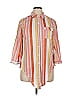 Love Potion 100% Polyester Stripes Orange 3/4 Sleeve Blouse Size XL - photo 1