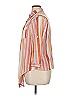 Love Potion 100% Polyester Stripes Orange 3/4 Sleeve Blouse Size XL - photo 5