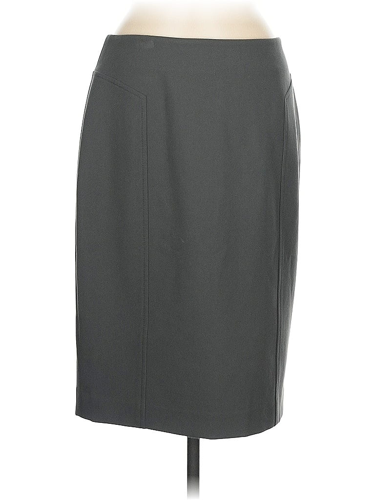 Pre-owned Halogen Formal Skirt In Gray