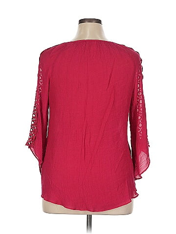 Perseption Concept 3/4 Sleeve Blouse (view 2)