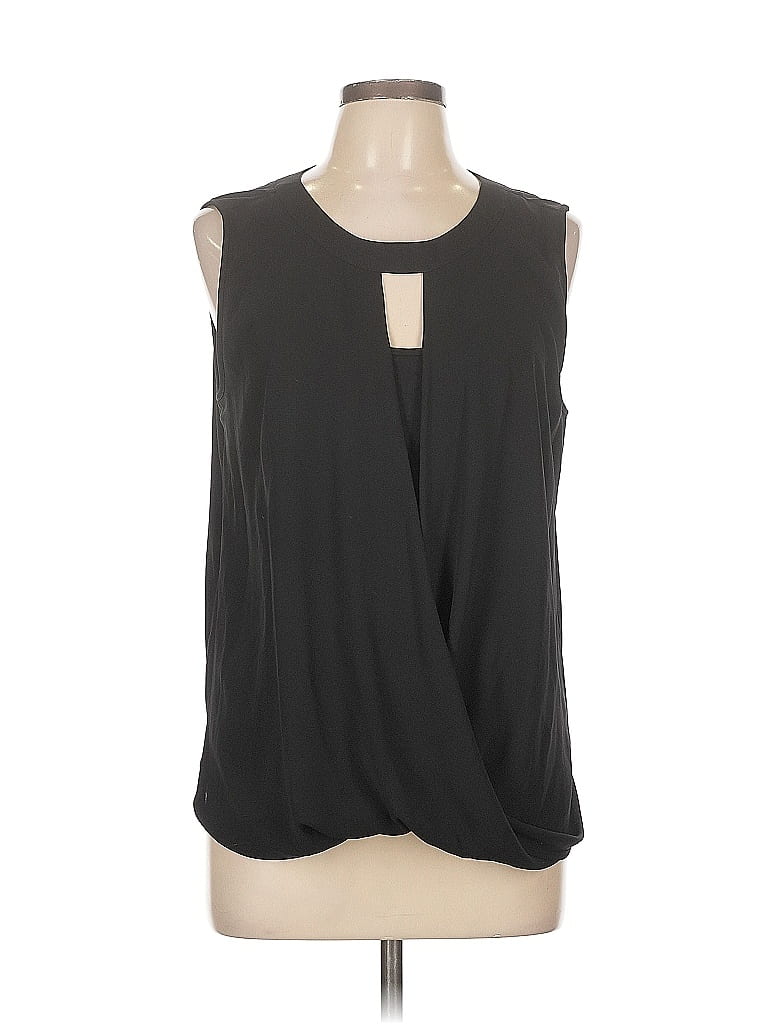 Pre-owned 41hawthorn Sleeveless Blouse In Black