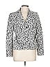 Akris Punto Print Silver Blazer Size 10 - photo 1
