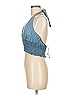 BDG 100% Cotton Blue Sleeveless Blouse Size M - photo 4