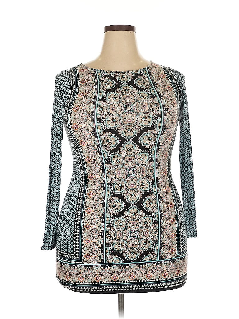 Pre-owned Jjill Casual Dress In Blue