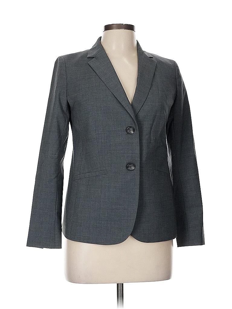 Click to view more detailed imagery on our partner's website Pre-owned Talbots Wool Blazer Jacket In Gray