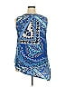 Avenue Blue Sleeveless Blouse Size 18 - photo 2