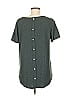 Pink Clover Gray Green Short Sleeve T-Shirt Size M - photo 2