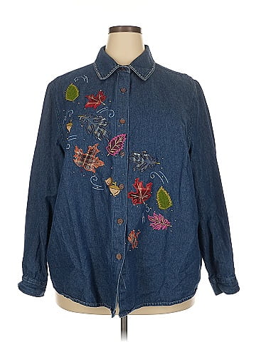 Liz & Me Long Sleeve Button-Down Shirt (view 1)