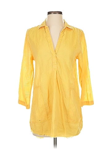 Lilla P 3/4 Sleeve Button-Down Shirt (view 1)