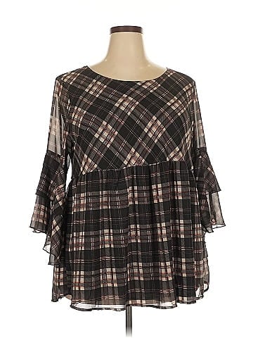 Suzanne Betro 3/4 Sleeve Blouse (view 1)