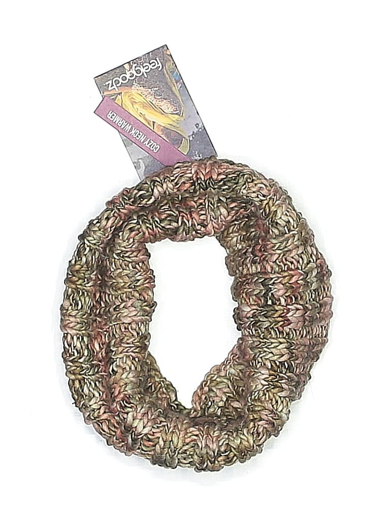 Feelgoodz Tweed Tan Green Scarf One size - photo 1