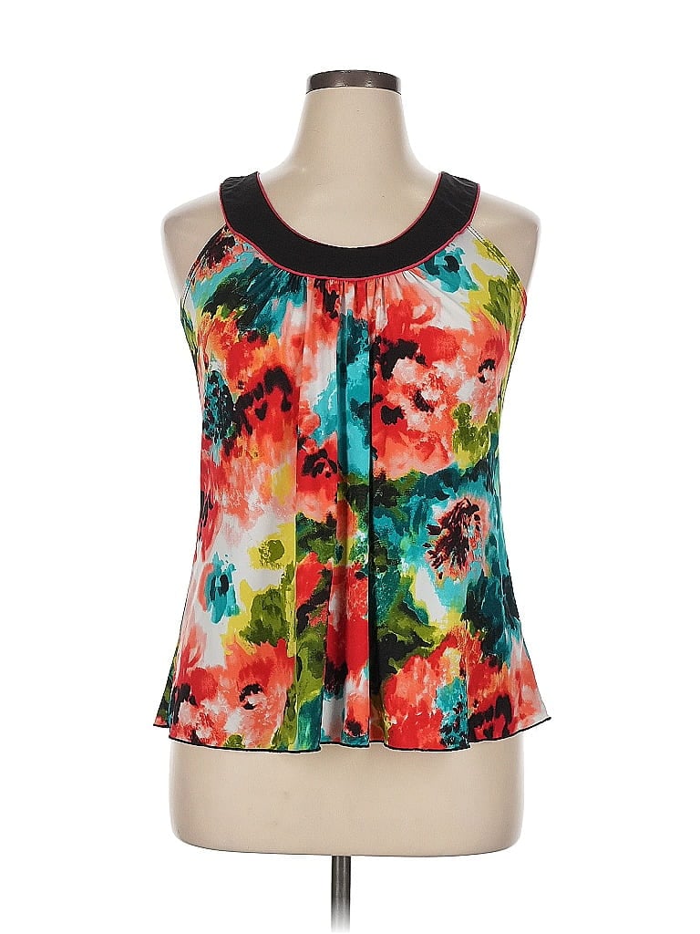 B.wear Green Sleeveless Blouse Size XL - photo 1