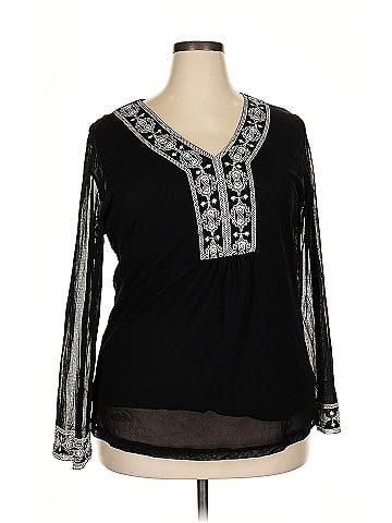 Lane Bryant Long Sleeve Blouse (view 1)
