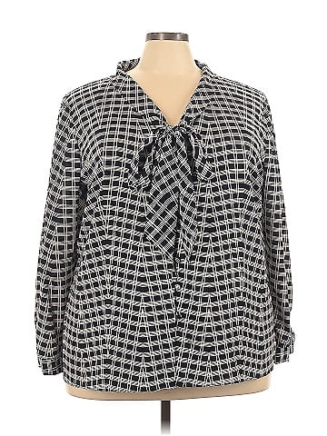 Tahari by ASL Long Sleeve Blouse (view 1)