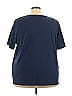 Catherines Floral Blue Short Sleeve T-Shirt Size 3X - photo 2