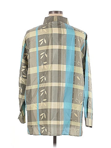 Jessica Holbrook Long Sleeve Silk Top (view 2)