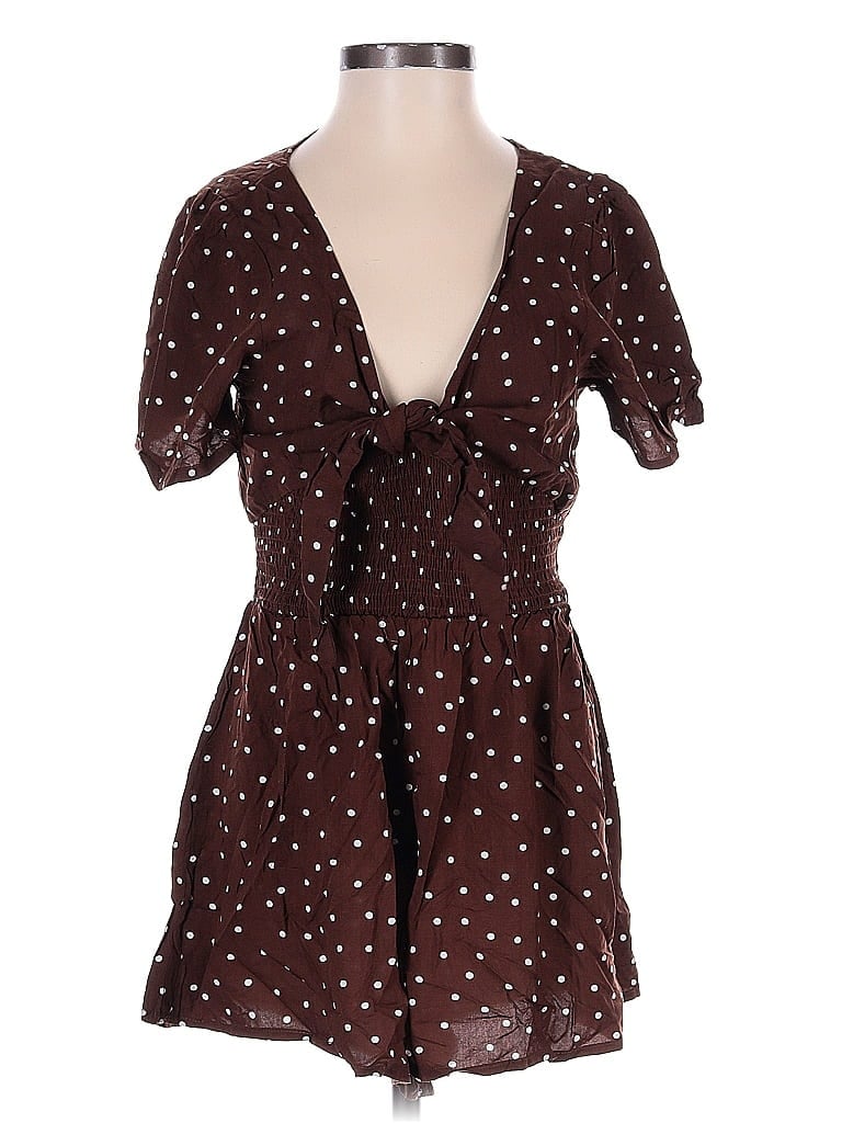 Pre-owned Streetwear Society Romper In Brown