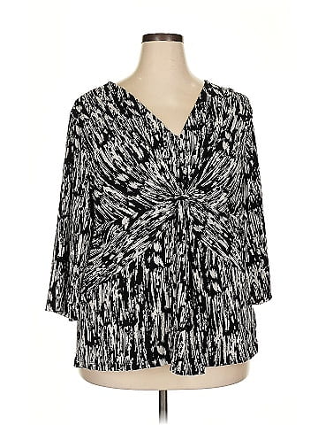 Daisy Fuentes 3/4 Sleeve Blouse (view 1)
