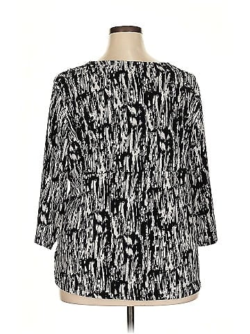 Daisy Fuentes 3/4 Sleeve Blouse (view 2)