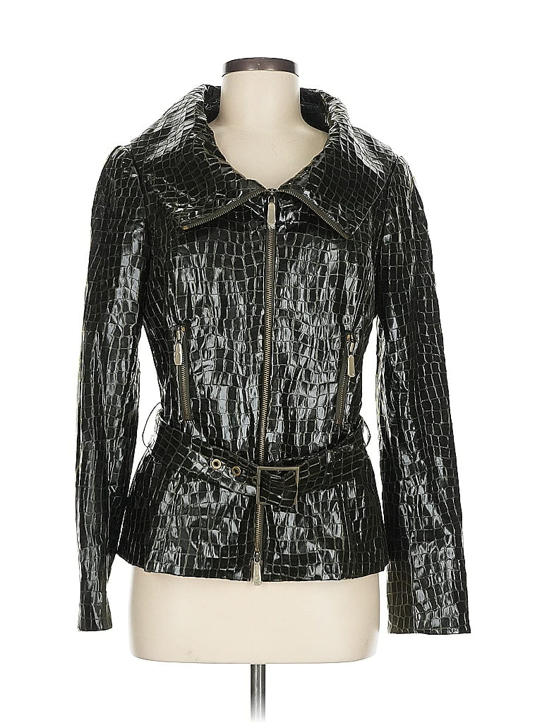 Worth 100% Polyester Metallic Silver Jacket Size 8 - photo 1