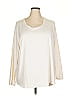 IMAN Ivory 3/4 Sleeve T-Shirt Size 3X - photo 1