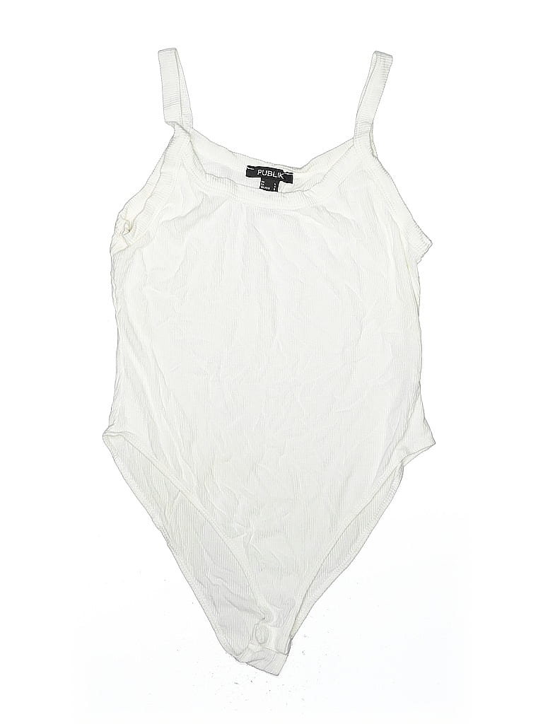 Click to view more detailed imagery on our partner's website Pre-owned Publik Bodysuit In White