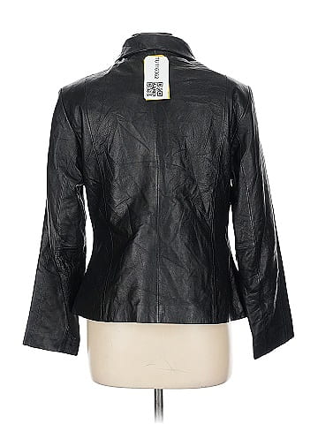 Wilsons Leather Classic Black Leather Jacket Style (view 2)