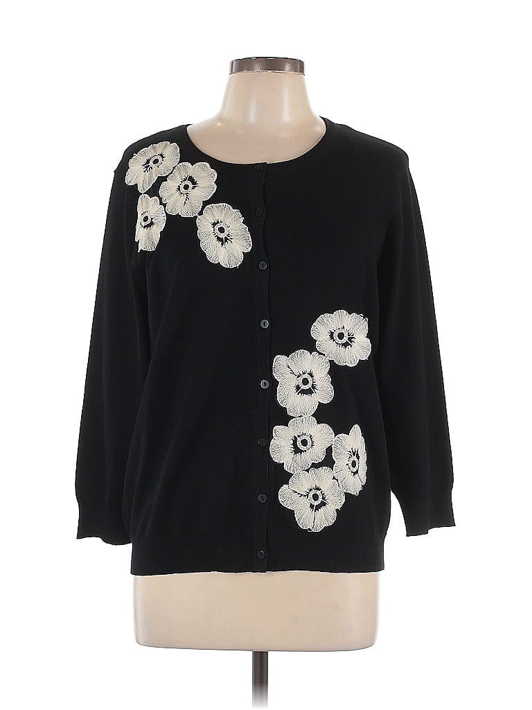Joseph A. Black Cardigan Size L - photo 1