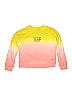Scotch & Soda 100% Cotton Tie-dye Yellow Sweatshirt Size 10 - photo 1