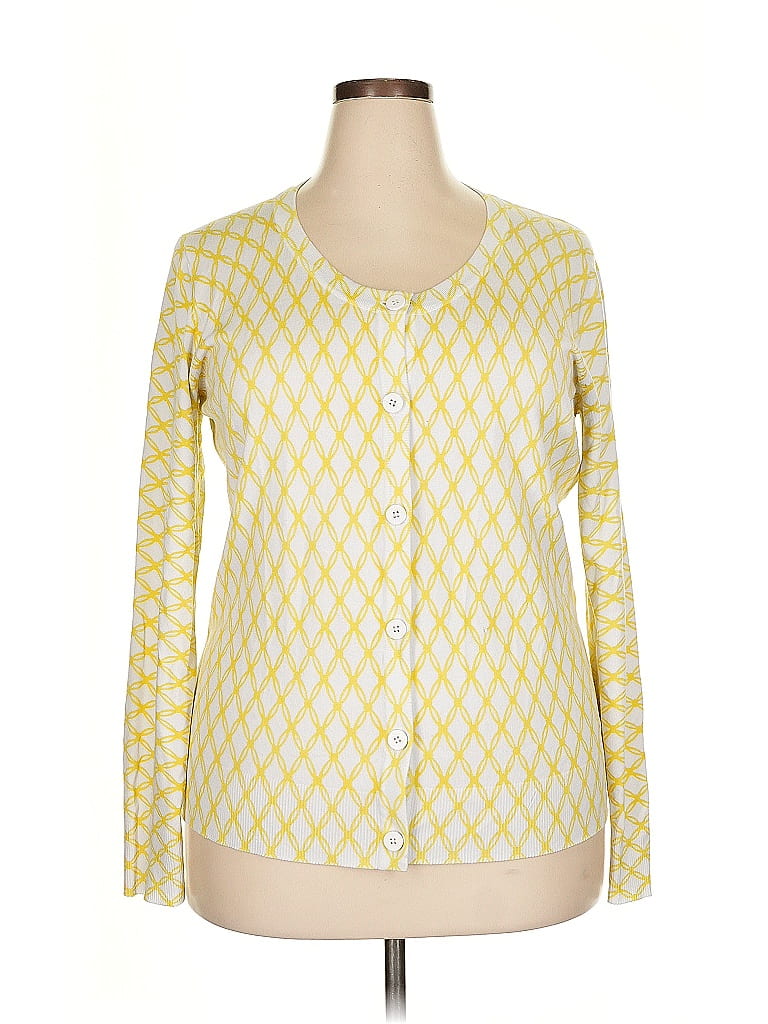 White Stag Yellow Cardigan Size XXL - photo 1