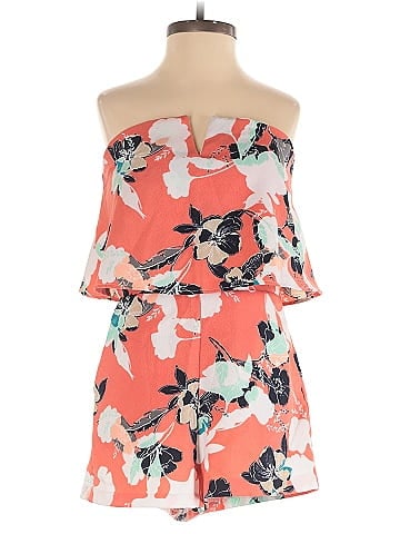 Red Saks Fifth Avenue Romper (view 1)