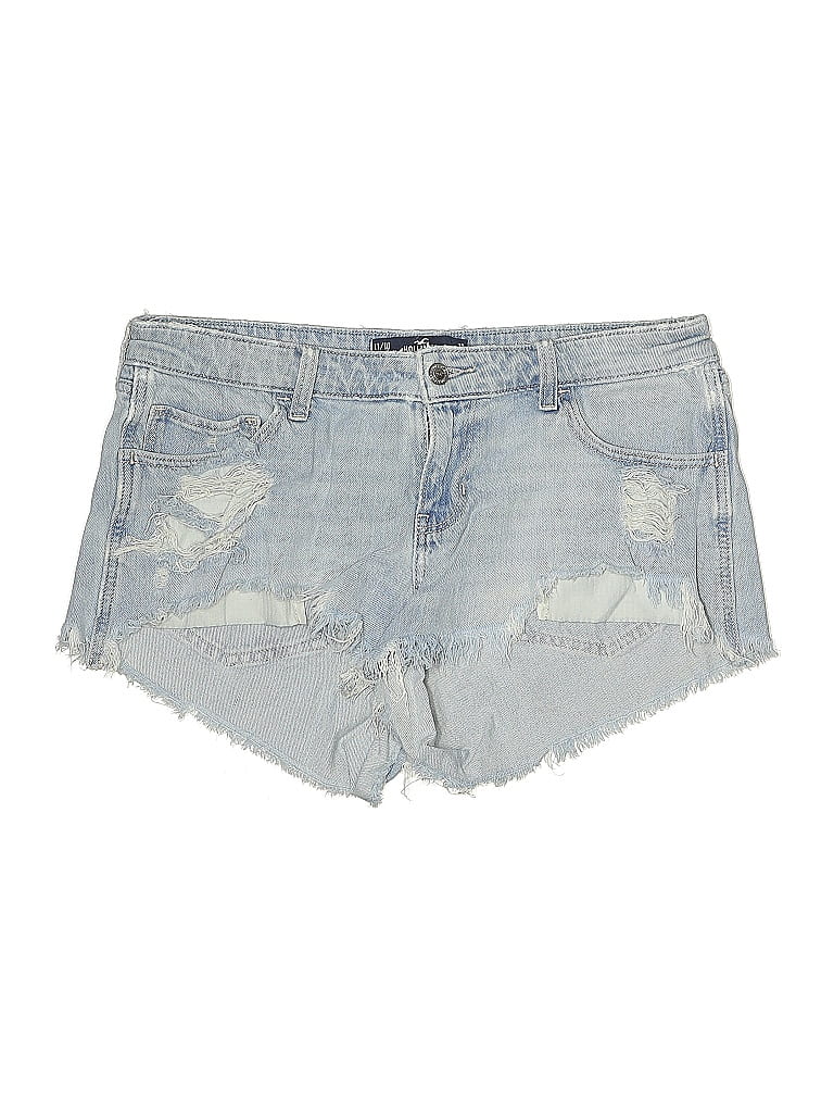 Pre-owned Hollister Denim Shorts In Blue