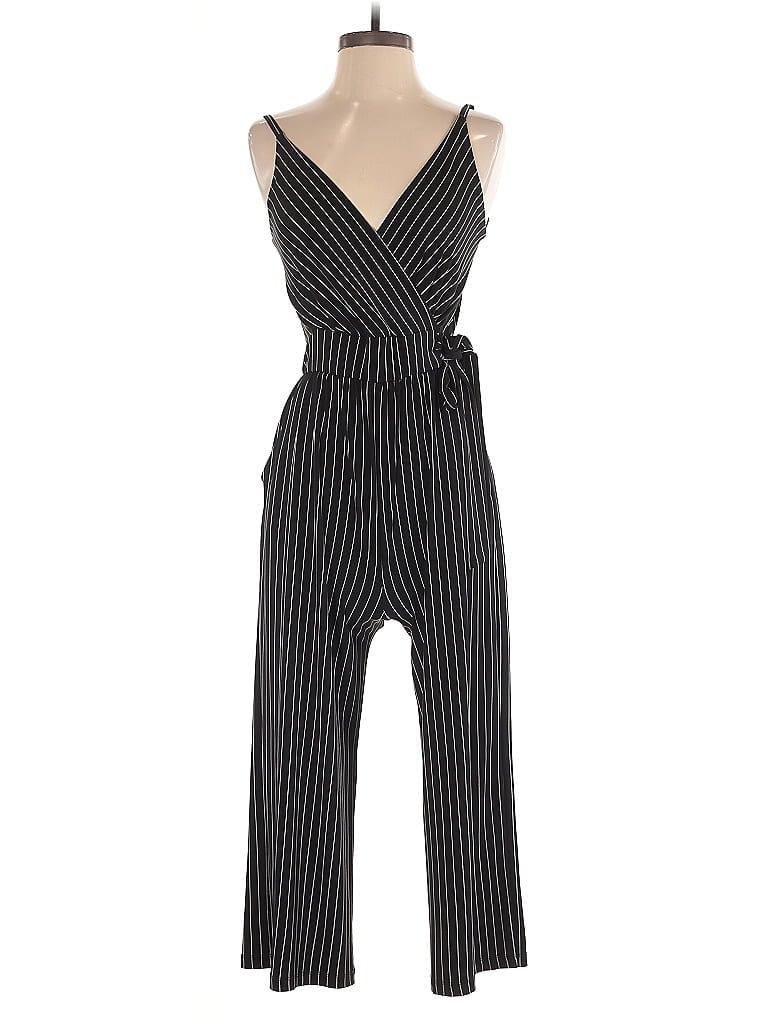 Pre-owned Kaileigh Jumpsuit In Black