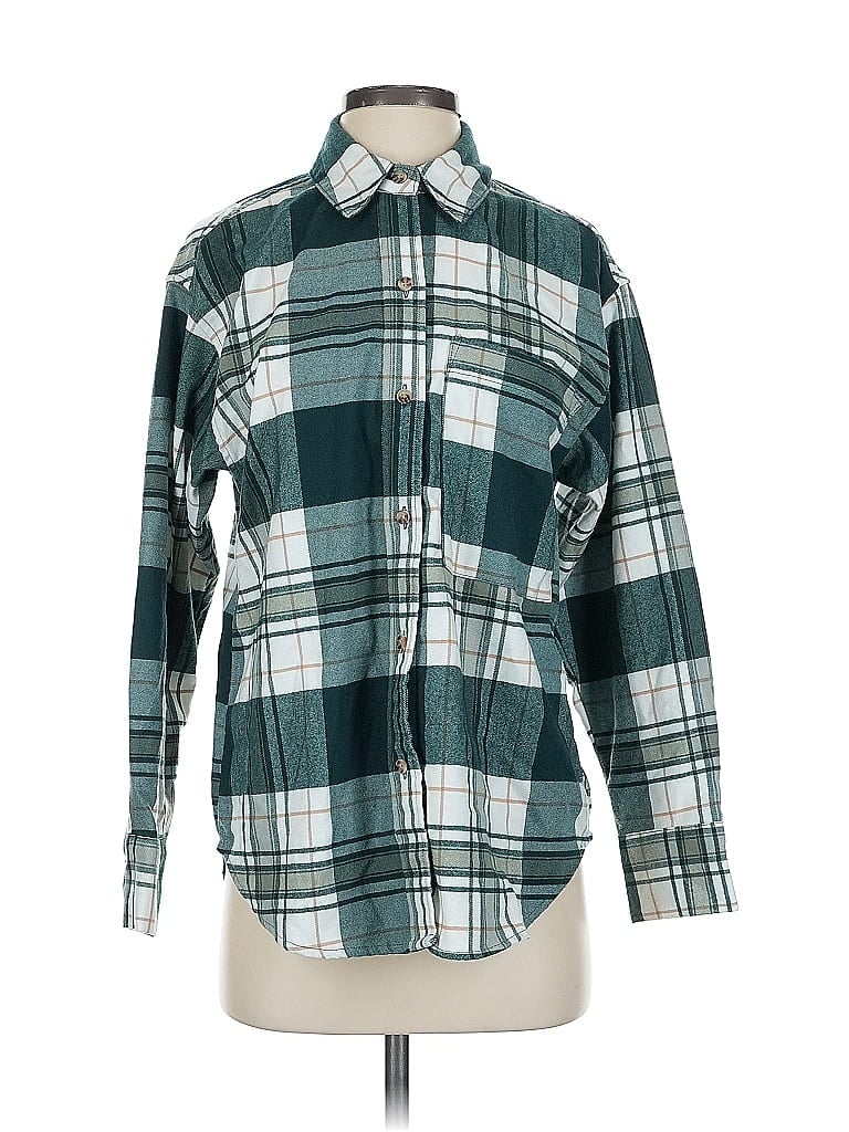 Click to view more detailed imagery on our partner's website Pre-owned Abercrombie & Fitch Long Sleeve Blouse In Blue