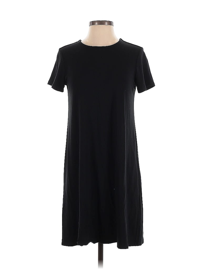 Pre-owned Jjill Casual Dress In Black