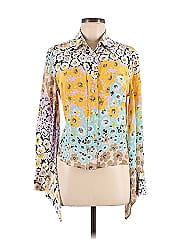 M Missoni Long Sleeve Silk Top