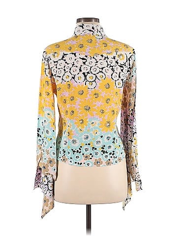M Missoni Long Sleeve Silk Top (view 2)