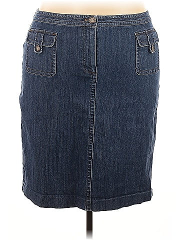 Jones New York Signature Denim Skirt (view 1)