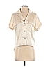 Rachel Zoe TJX Ivory Short Sleeve Blouse Size M - photo 1