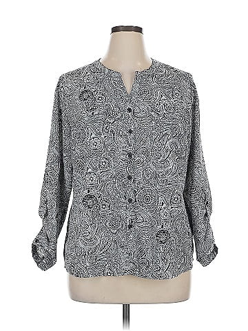Notations 3/4 Sleeve Blouse (view 1)