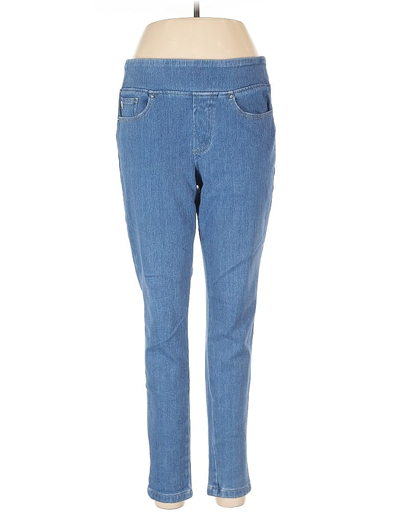 Belle By Kim Gravel Blue Jeggings Size 10 - photo 1