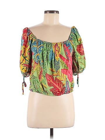 Christian Siriano New York 3/4 Sleeve Blouse (view 1)