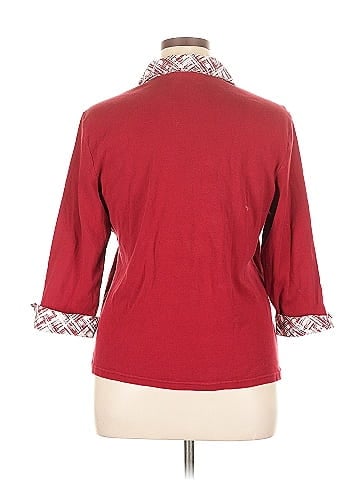 Karen Scott Sport 3/4 Sleeve Blouse (view 2)