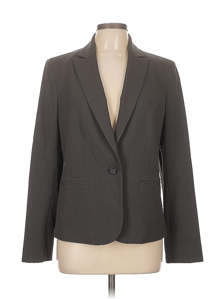 Pre-owned Anne Klein Blazer Jacket In Gray