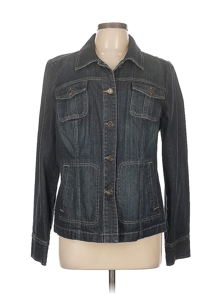 Pre-owned Tommy Hilfiger Cardigan Sweater In Gray