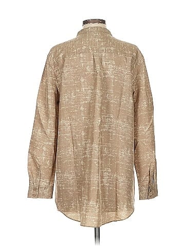 Eileen Fisher Long Sleeve Silk Top (view 2)