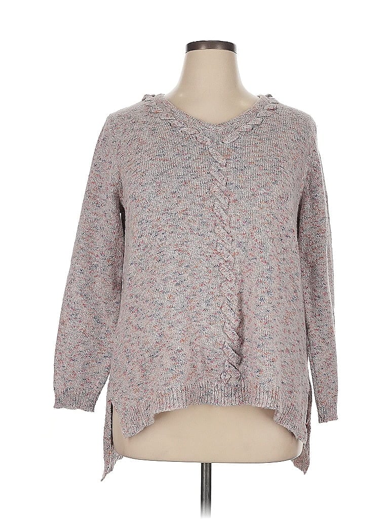 Avenue Tweed Gray Pullover Sweater Size 14 - photo 1
