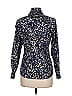 Christine 100% Cotton Animal Print Blue Long Sleeve Blouse Size 6 - photo 2